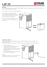 Preview for 11 page of VEAB LAF 30 User Instruction