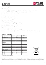 Preview for 13 page of VEAB LAF 30 User Instruction