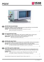 Preview for 1 page of VEAB PGDX Fitting Instructions Manual