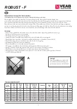 Preview for 2 page of VEAB ROBUST - F Installation And User Instructions Manual