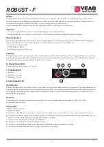 Preview for 9 page of VEAB ROBUST - F Installation And User Instructions Manual