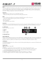 Preview for 12 page of VEAB ROBUST - F Installation And User Instructions Manual