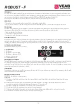 Preview for 18 page of VEAB ROBUST - F Installation And User Instructions Manual