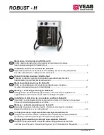 VEAB robust h Installation And User Instructions Manual preview