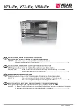 VEAB VFL-E Series Installation,Operation And Maintenance Instruction preview