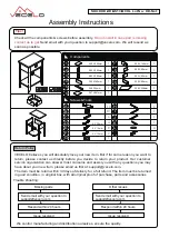 VECELO KHD-HD-NS13-MCOL Assembly Instructions предпросмотр