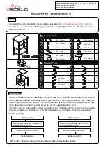 VECELO KHD-HD-NS14-BLK Assembly Instructions предпросмотр