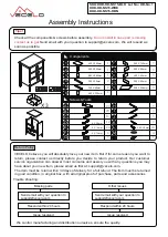 VECELO KHD-HD-NS15-BLK Assembly Instructions предпросмотр