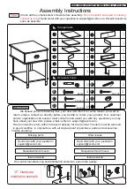 VECELO KHD-JYX-SET02-BRN Assembly Instructions preview