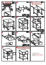 Preview for 2 page of VECELO KHD-JYX-SET02-BRN Assembly Instructions