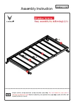 VECELO KHD-LT-T07 Assembly Instruction предпросмотр