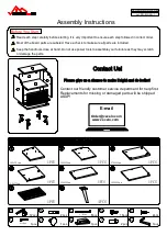 VECELO KHD-MX-NS18-RBN Assembly Instructions предпросмотр