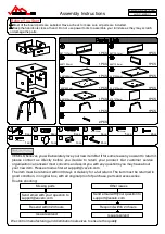 VECELO KHD-MX-NS19-RBN Assembly Instructions предпросмотр