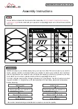 Preview for 1 page of VECELO KHD-XF-CCS01 Assembly Instructions