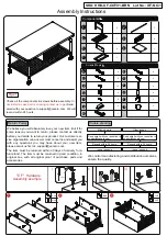 VECELO KHD-XF-COT01-BRN Assembly Instructions preview