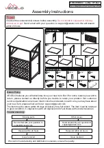 Preview for 1 page of VECELO KHD-XF-NS04 Assembly Instructions