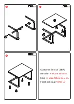 Предварительный просмотр 2 страницы VECELO KHD-XF-PS01-BRN Assembly Instructions