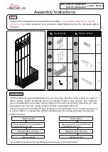 Preview for 1 page of VECELO KHD-XF-SRG02-BLK Assembly Instructions