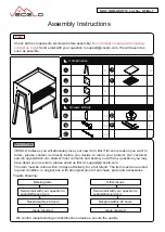 VECELO KHD-XF-ST13 Assembly Instructions preview