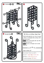 Preview for 2 page of VECELO KHD-XF-WR01-BLK Assembly Instructions