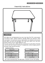 Preview for 1 page of VECELO KHD-XJM-CFT01 Assembly Instructions