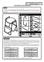 Предварительный просмотр 1 страницы VECELO KHD-XJM-ST07 Assembly Instructions