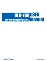 Vecom VIG-100 User Manual preview