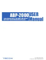 Vecow ABP-2000 User Manual preview