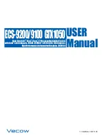 Preview for 1 page of Vecow ECS-9100-GTX1050 User Manual