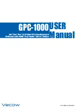 Vecow GPC-1000 Series User Manual предпросмотр