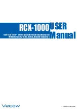 Vecow RCX-1000 User Manual preview