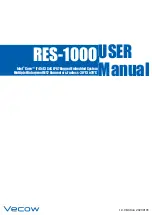 Предварительный просмотр 1 страницы Vecow RES-1000 Series User Manual