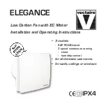 Preview for 1 page of Vectaire ELEGANCE EL1003 Installation And Operating Instructions Manual