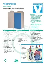 Preview for 1 page of Vectaire WHHRC180DC Installation, Operating And Maintenance Instructions