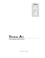 Preview for 1 page of Vecteur AI4 User Manual