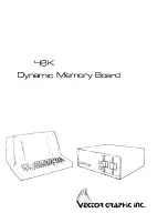 Preview for 1 page of Vector Graphic 48K Dynamic Memory Board Manual