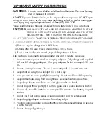 Предварительный просмотр 3 страницы Vector 3 Owner'S Manual And Warranty Information