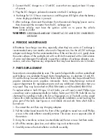 Предварительный просмотр 8 страницы Vector 3 Owner'S Manual And Warranty Information