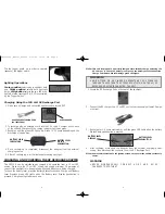 Предварительный просмотр 5 страницы Vector 3 User'S Manual & Warranty Information