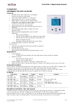 Preview for 1 page of Vector 40-10 0114 Engineering Manual