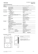 Preview for 2 page of Vector 40-10 0160 Manual