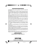 Preview for 8 page of Vector 7" RANDOM ORBITAL WAXER Owner'S Manual & Warranty Information