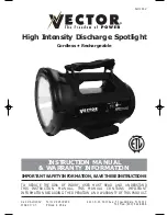 Vector 90519434 Instruction Manual &  Warranty Information preview