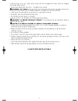 Предварительный просмотр 4 страницы Vector 90519434 Instruction Manual &  Warranty Information