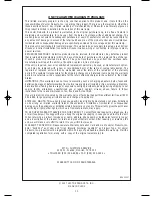Предварительный просмотр 10 страницы Vector 90519434 Instruction Manual &  Warranty Information