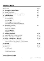 Preview for 2 page of Vector LED-P Instructions For Use Manual