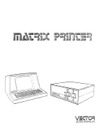 Preview for 1 page of Vector Matrix printer User Manual