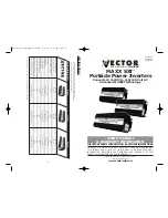 Vector MAXX SST VEC051GM User'S Manual & Warranty Information preview