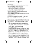 Preview for 9 page of Vector MAXX SST VEC054D Owner'S Manual & Warranty