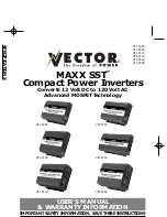 Предварительный просмотр 1 страницы Vector MAXX SST VEC056D User'S Manual & Warranty Information